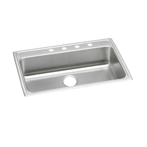 Alternate Image for Elkay Lustertone Classic 31" Drop In/Topmount Stainless Steel ADA Kitchen Sink, Lustrous Satin, 1 Faucet Hole, LRAD3122451