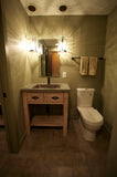 Installation Image of Premier Copper Products 19" Rectangle Copper Bathroom Sink, Oil Rubbed Bronze, LREC19DB