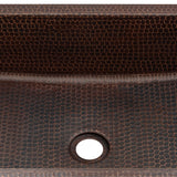 Alternative View of Premier Copper Products 60" Rectangle Copper Bathroom Sink, Oil Rubbed Bronze, LREC60DB