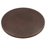 Premier Copper Products 20" Hammered Copper Lazy Susan, Oil Rubbed Bronze, LS20DB