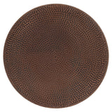 Premier Copper Products 20" Hammered Copper Lazy Susan, Oil Rubbed Bronze, LS20DB