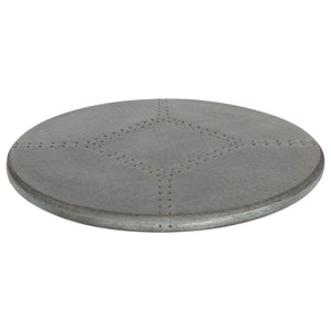 Alternate Image for Premier Copper Products 20" Zinc Lazy Susan, Zinc and MDF, 20 Gauge, Silver, LS20Z