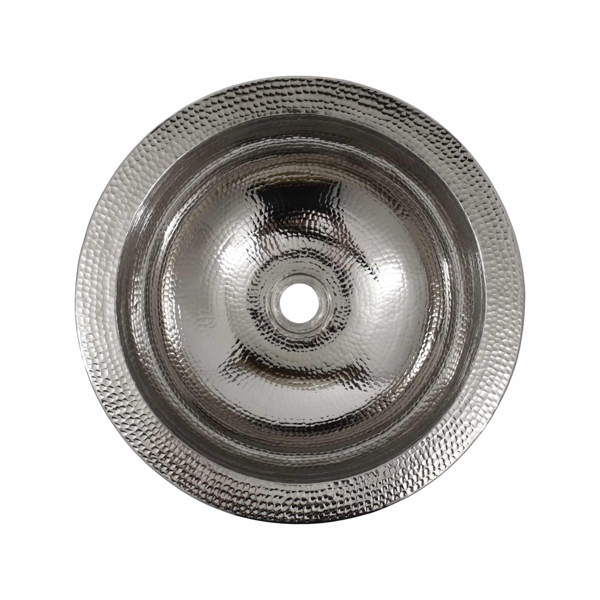 Native Trails Laguna 16" Round Vessel Nickel Bathroom Sink, Polished Nickel, CPS855 Product Image