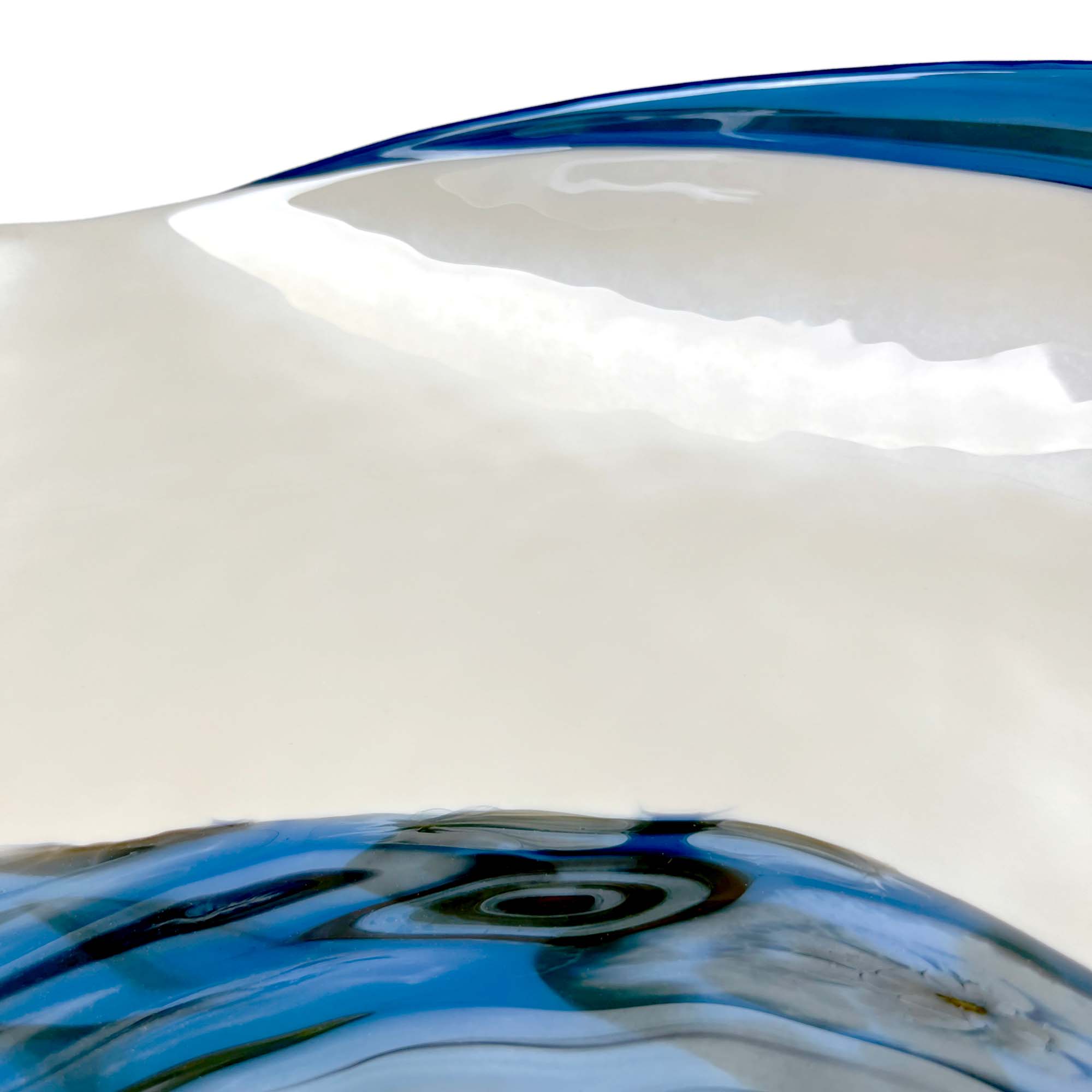 Native Trails Murano 14.75" x 14.75" Round Vessel Glass Bathroom Sink, Marina, MG1515-MA