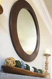 Installation Image of Premier Copper Products 34" Hand Hammered Round Copper Mirror, MFR3434