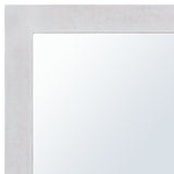 Premier Copper Products 36" Rectangle Hammered Copper Mirror in Glazed White, Copper and Plywood, 18 Gauge, MFREC3631WHT