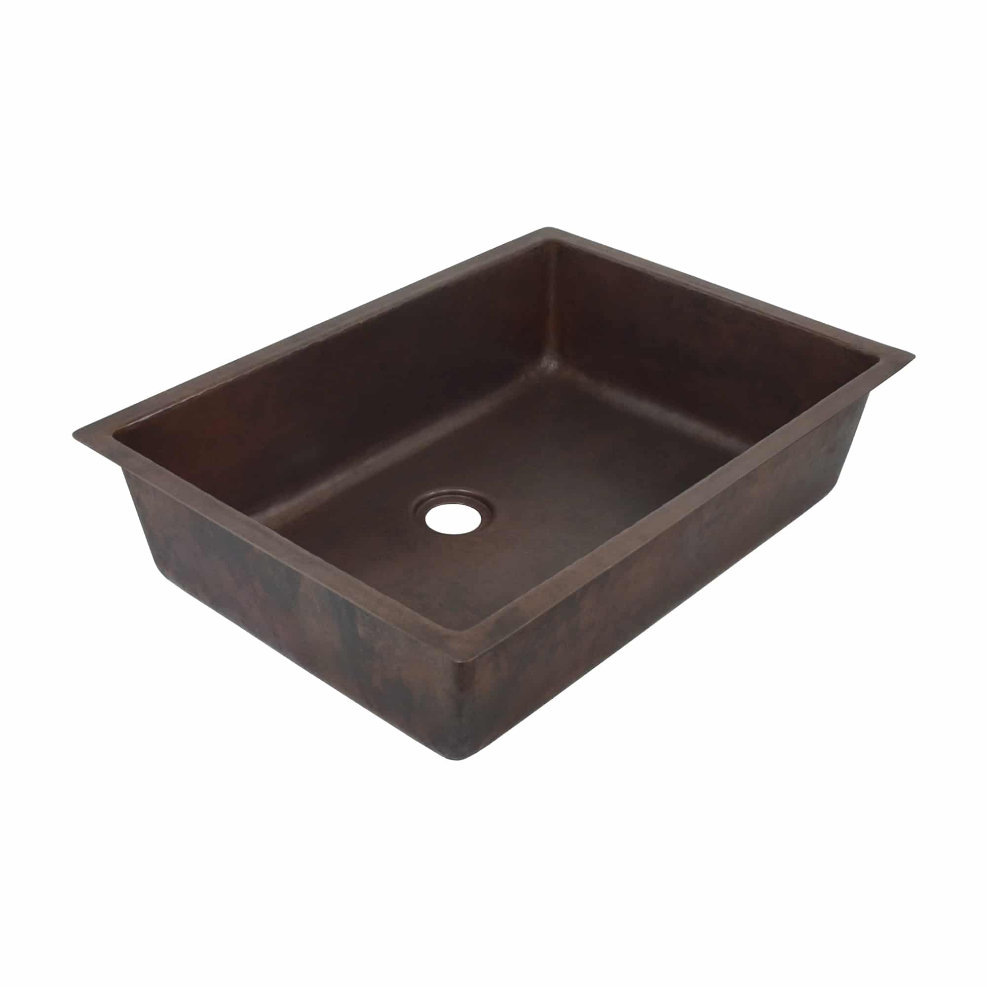 Native Trails Mandalay 20" Rectangular Undermount Copper Bathroom Sink, Antique Copper, CPS254-F Product Image