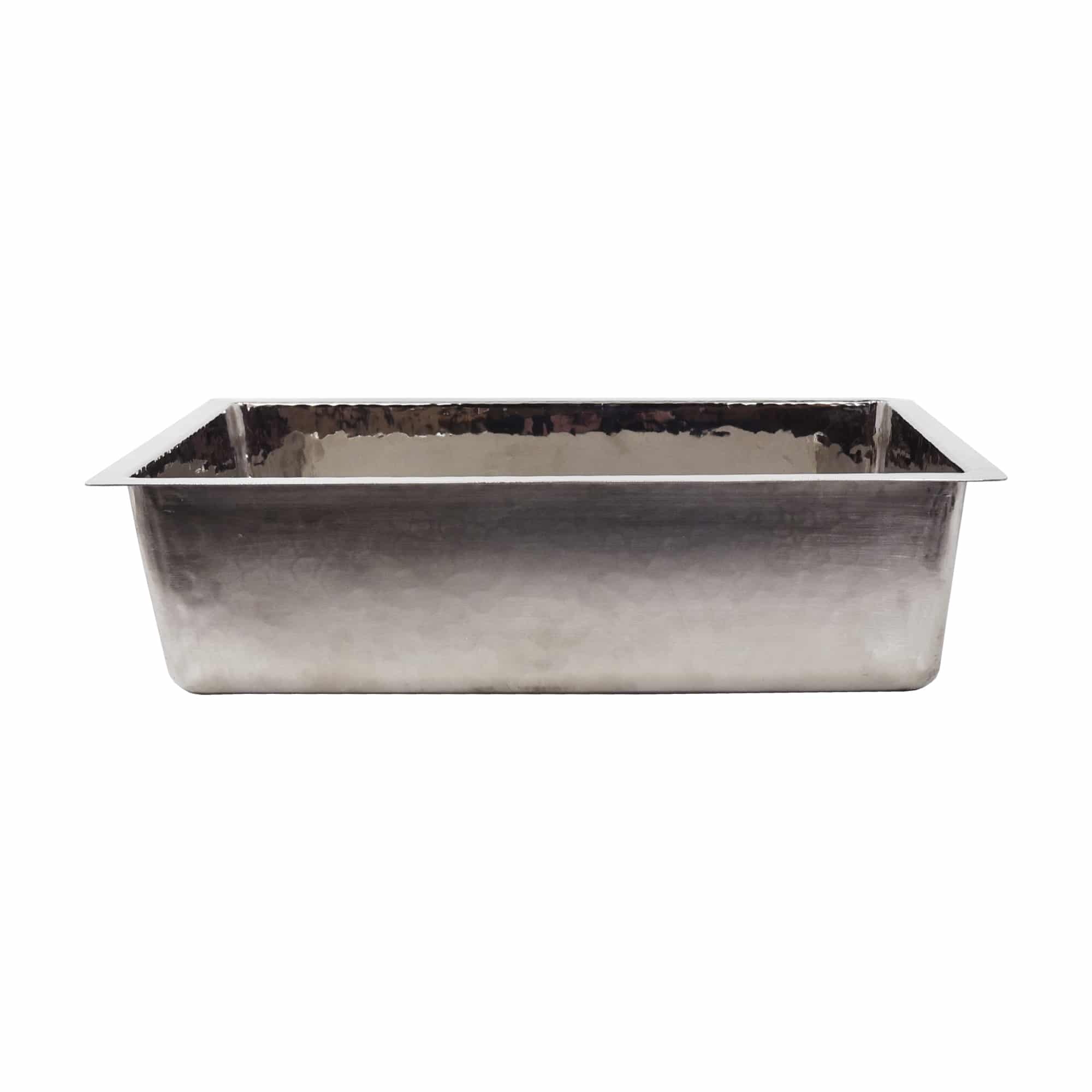 Native Trails Mandalay 20" Rectangular Undermount Nickel Bathroom Sink, Polished Nickel, CPS854-F Product Image