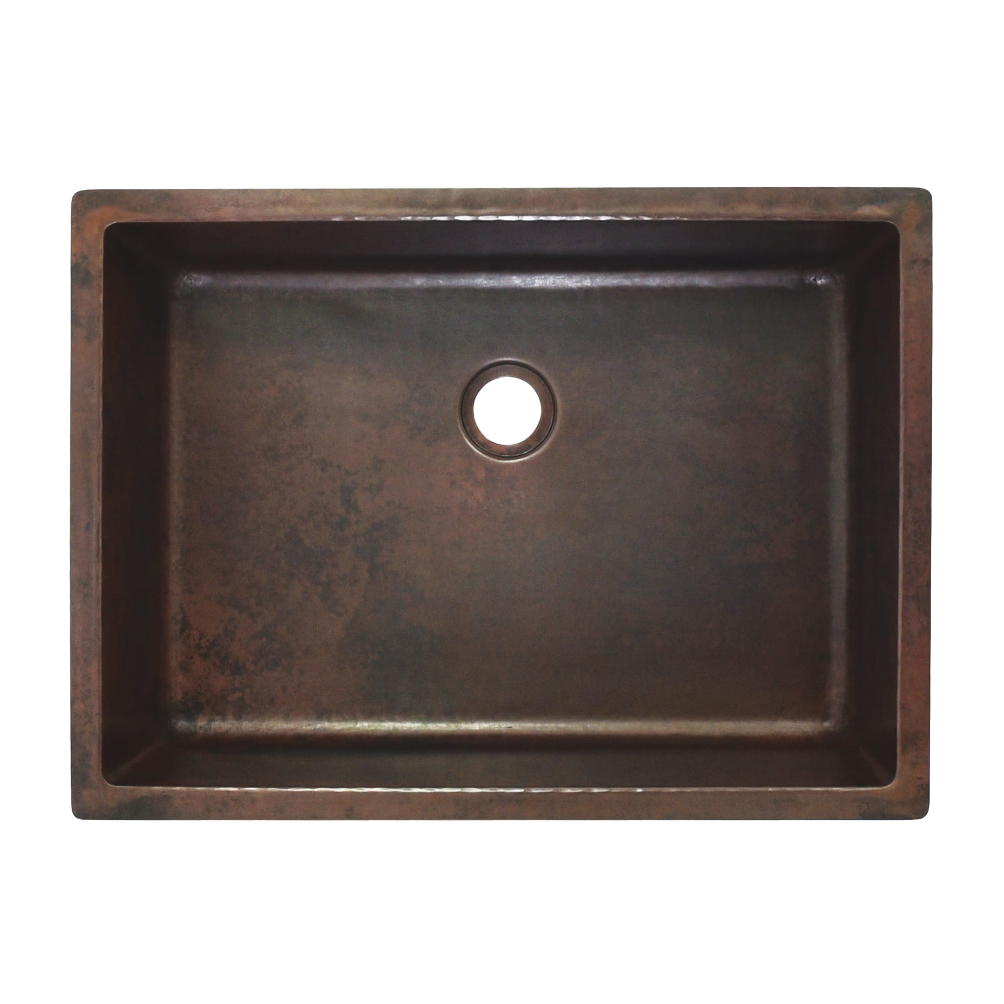 Native Trails Mandalay 20" Rectangular Undermount Copper Bathroom Sink, Antique Copper, CPS254 Product Image
