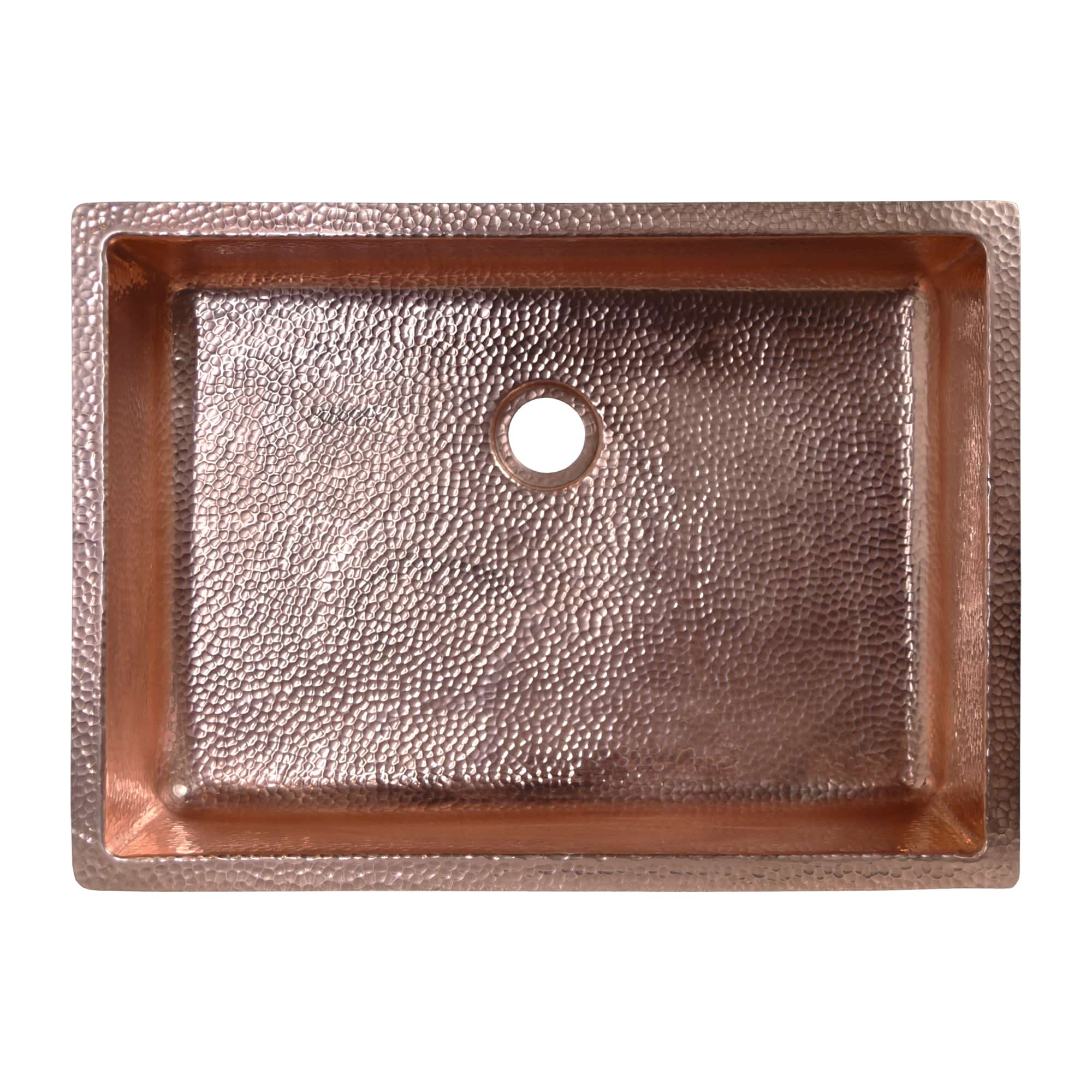 Native Trails Mandalay 20" Rectangular Undermount Copper Bathroom Sink, Polished Copper, CPS454 Product Image
