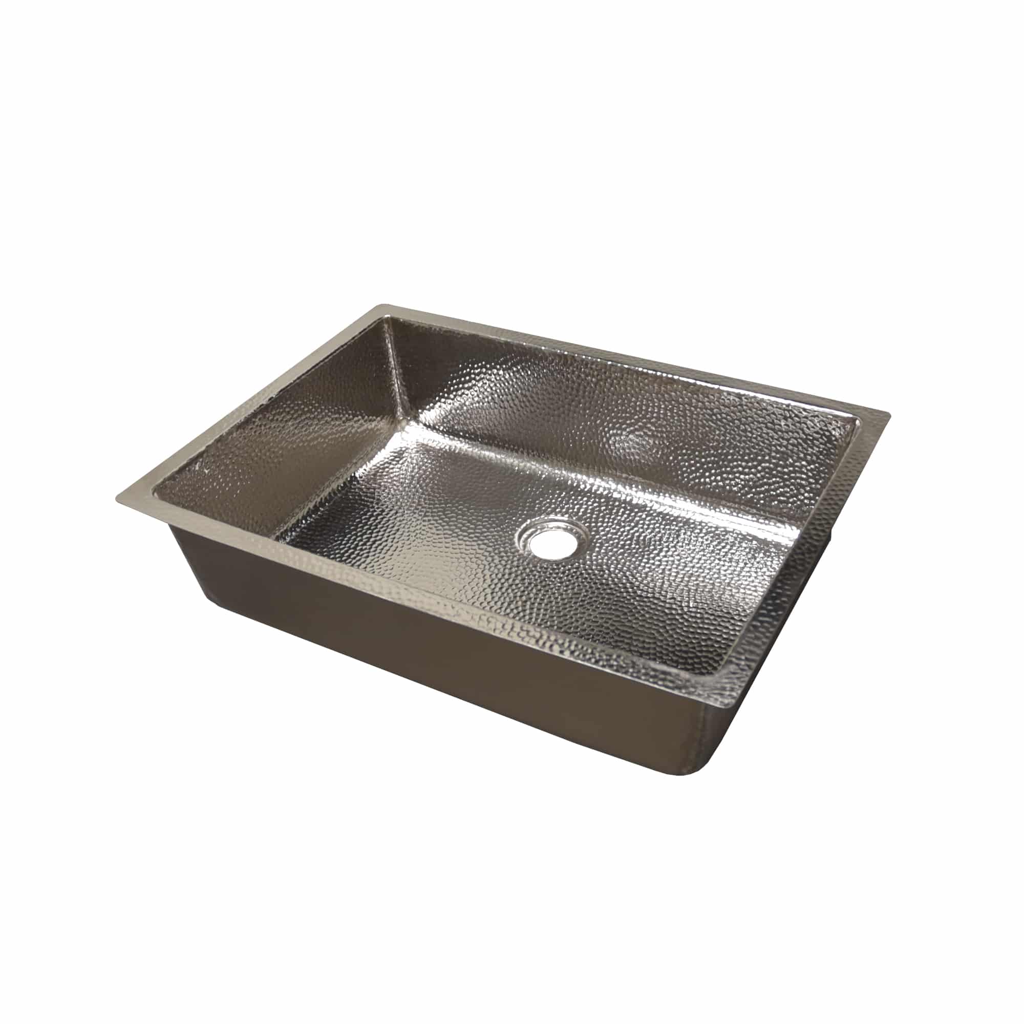 Native Trails Mandalay 20" Rectangular Undermount Nickel Bathroom Sink, Polished Nickel, CPS854