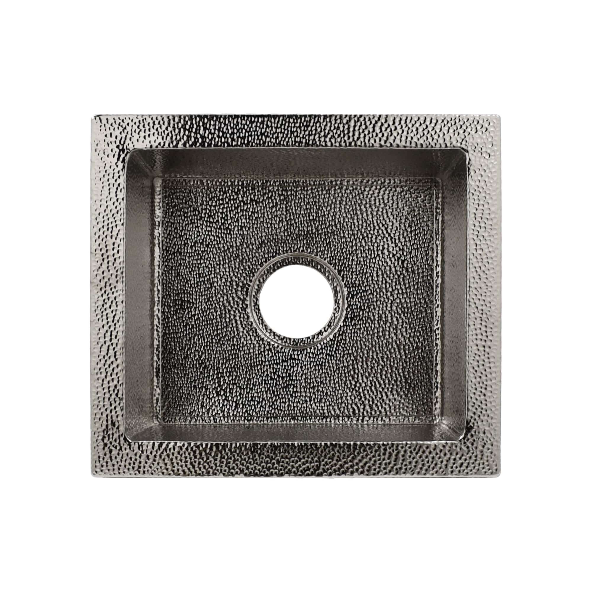 Native Trails Manhattan 17" Rectangle Nickel Bar/Prep Sink, Polished Nickel, CPS832 Product Image