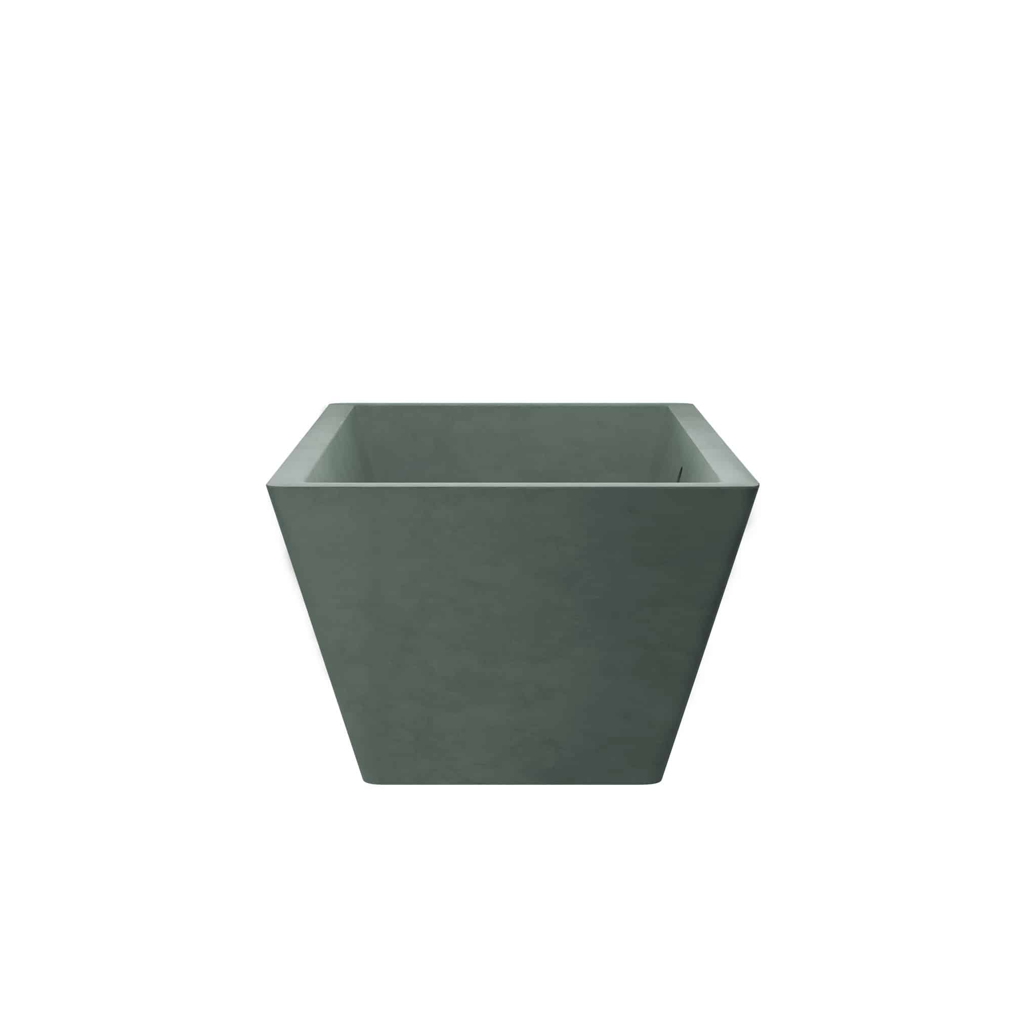 Native Trails 66" NativeStone Concrete Mendocino Freestanding Bathtub, Forest, NST6634-F Product Image