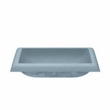 Native Trails Montecito 21.5" x 15.5" Rectangle Drop In NativeStone Concrete ADA Bathroom Sink, Ocean, NSL2216-O