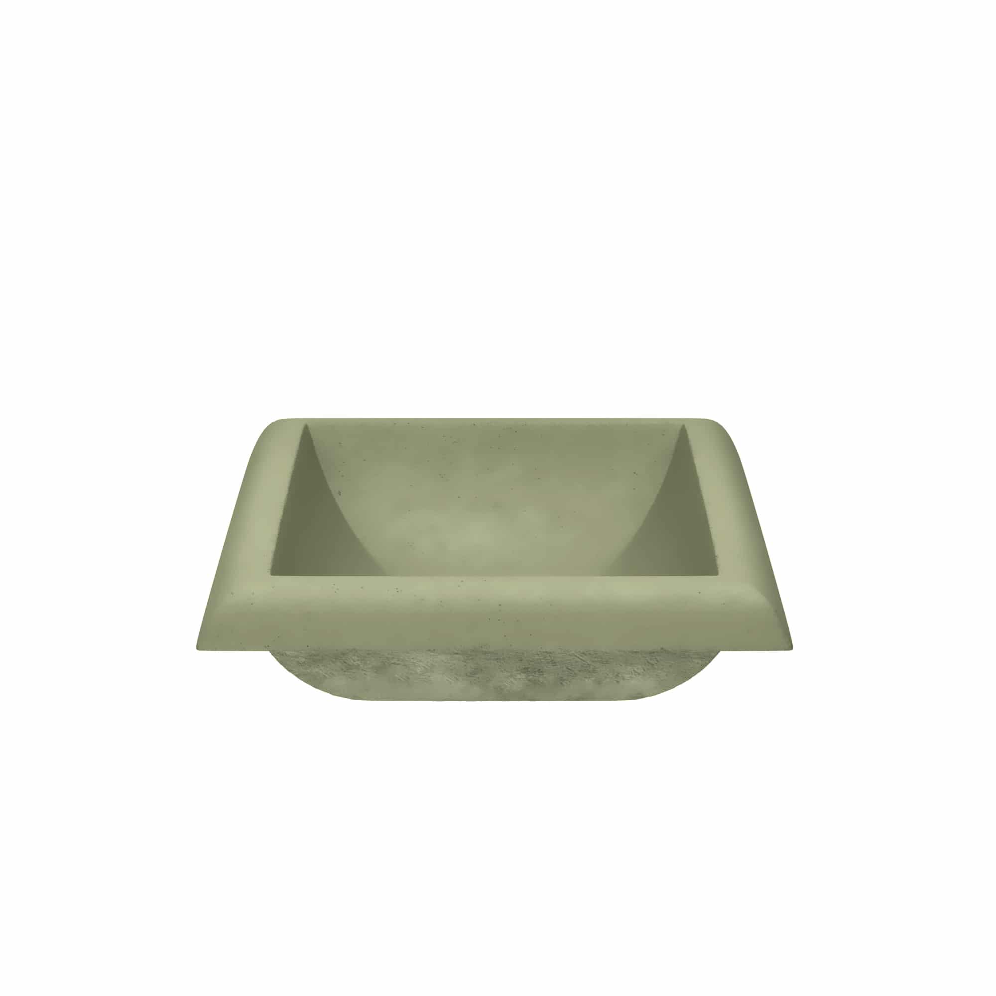 Native Trails Montecito 21.5" x 15.5" Rectangle Drop In NativeStone Concrete ADA Bathroom Sink, Sage, NSL2216-G Product Image