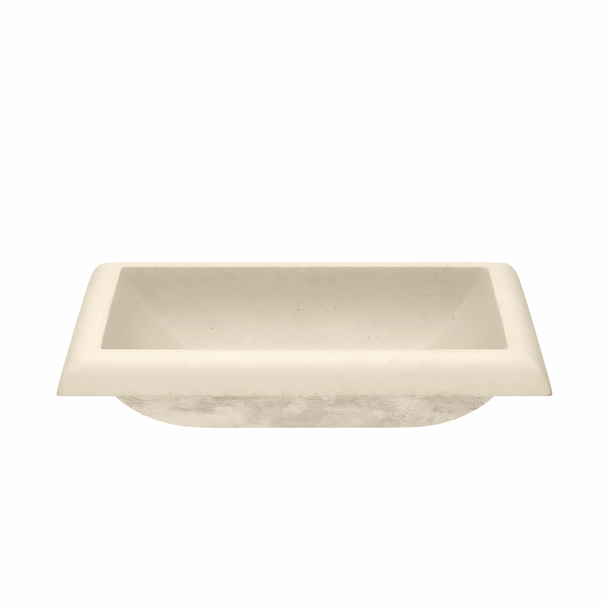 Native Trails Montecito 21.5" x 15.5" Rectangle Drop In NativeStone Concrete ADA Bathroom Sink, Sand, NSL2216-D Product Image