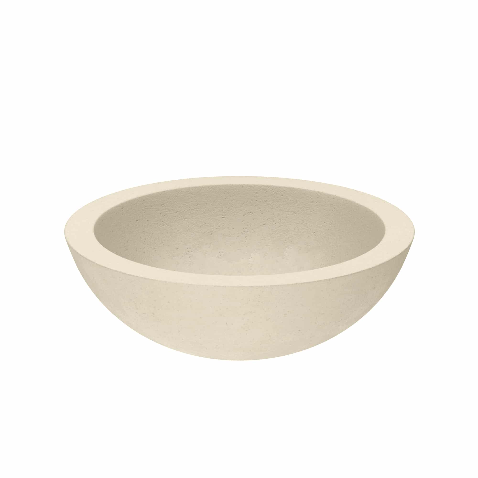 Native Trails Morro 17" Round Vessel NativeStone Concrete Bathroom Sink, Sand, NSL1705-D Product Image