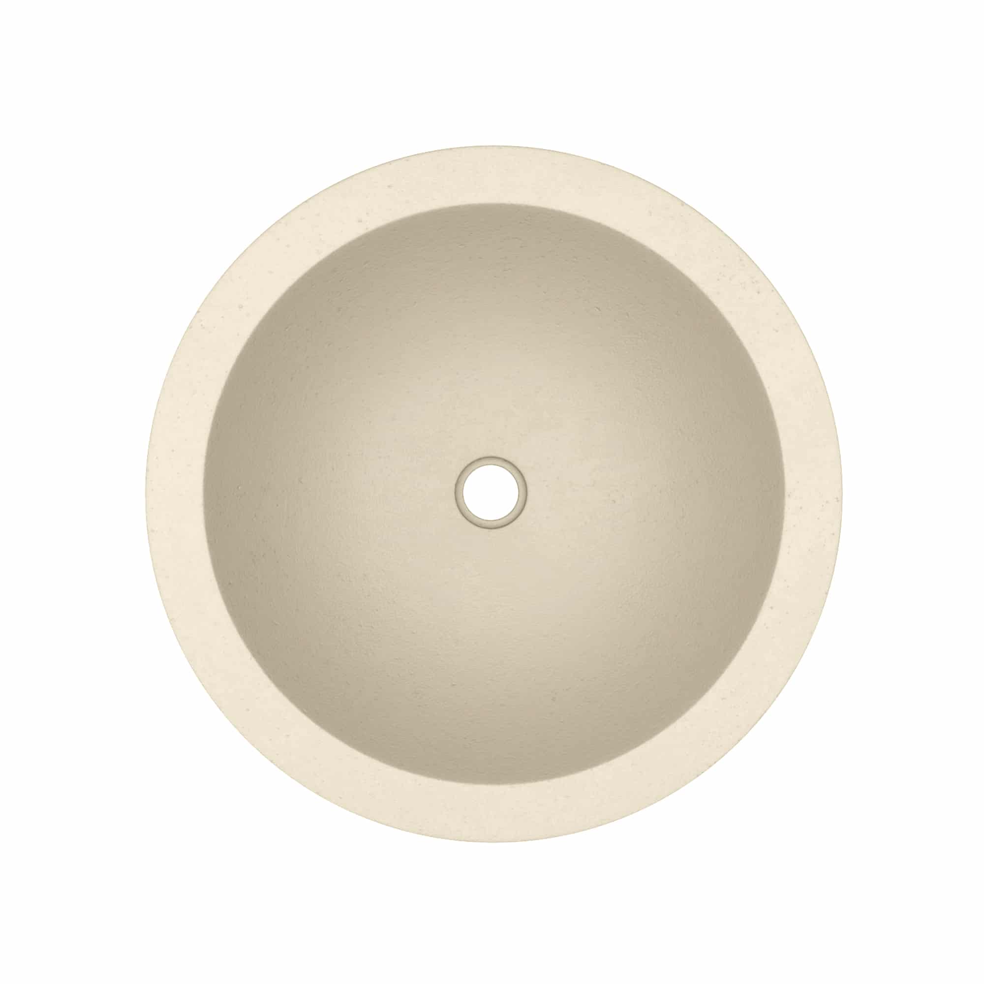 Native Trails Morro 17" Round Vessel NativeStone Concrete Bathroom Sink, Sand, NSL1705-D Product Image