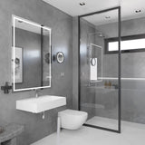 Nantucket Sinks Newport 28" x 18" Rectangle Wallmount Fireclay Bathroom Sink with Accessories, White, NS-NPCS28W