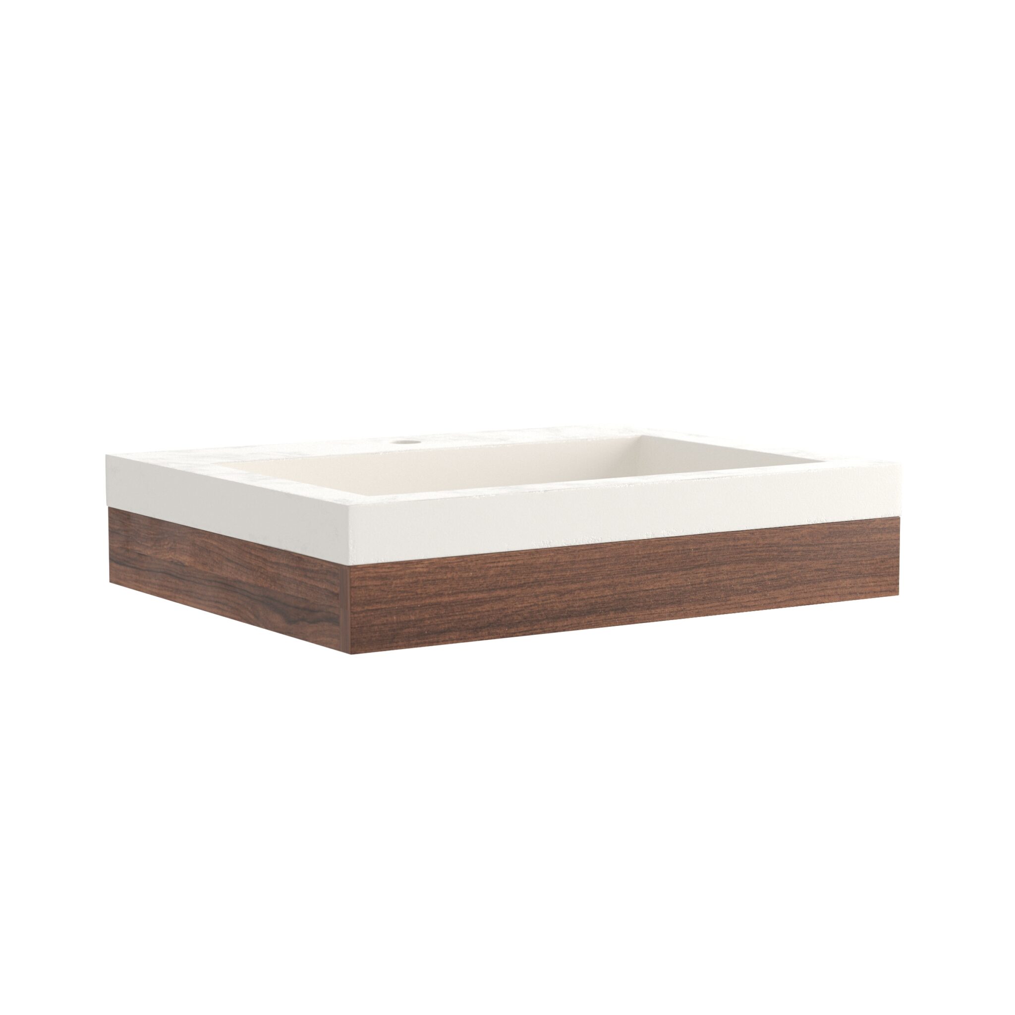 Native Trails Winemaker Napa 24" Wall-Mount Reclaimed Wood Vanity Base in Cask Oak, VNP241