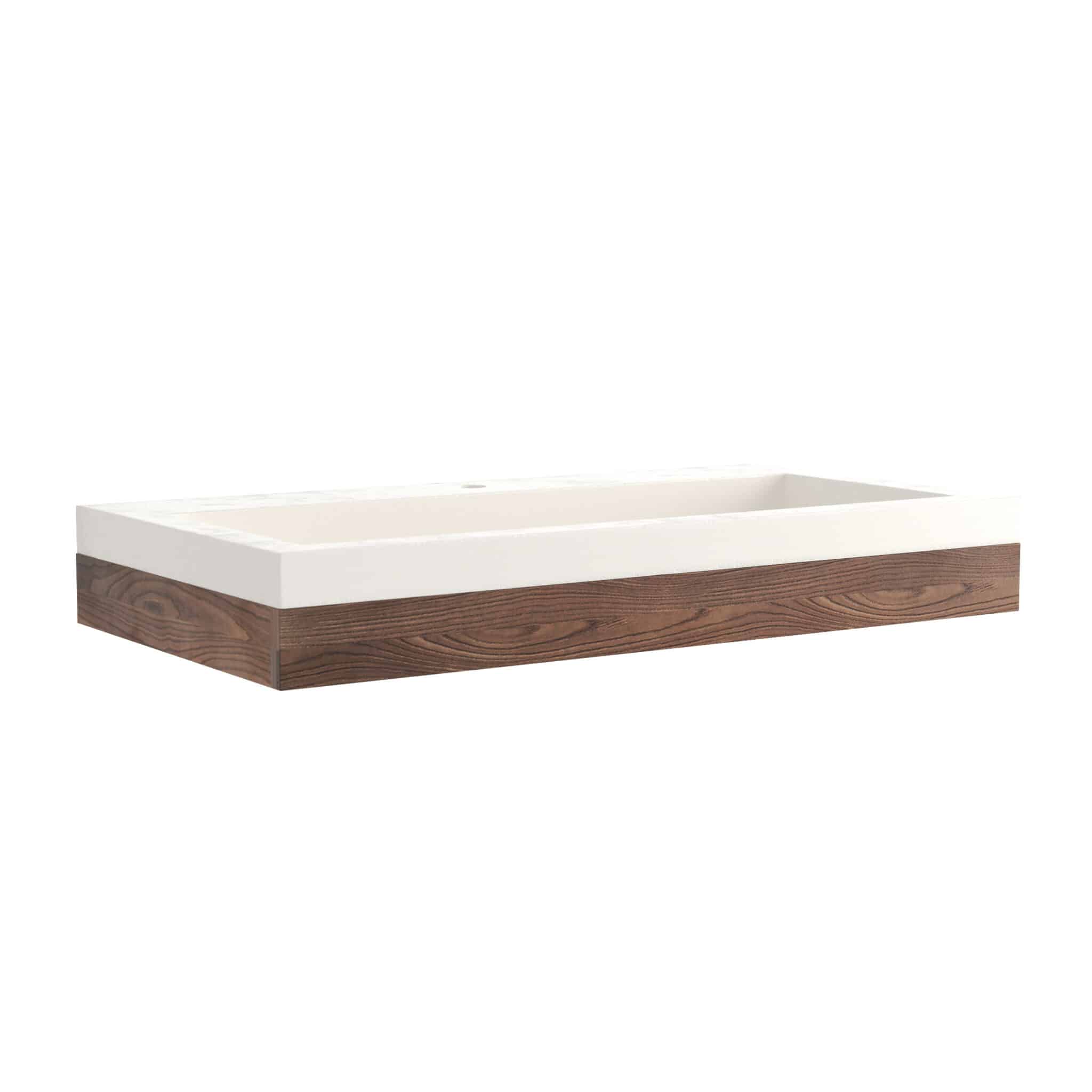 Native Trails Winemaker Napa 36" Wall-Mount Reclaimed Wood Vanity Base in Cask Oak, VNP361 Product Image