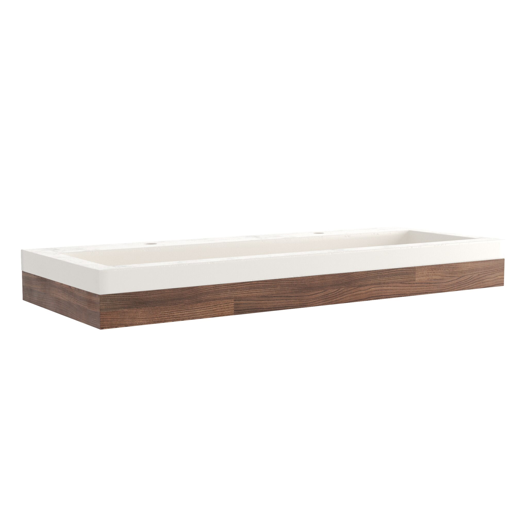 Native Trails Winemaker Napa 48" Wall-Mount Reclaimed Wood Vanity Base in Cask Oak, VNP481