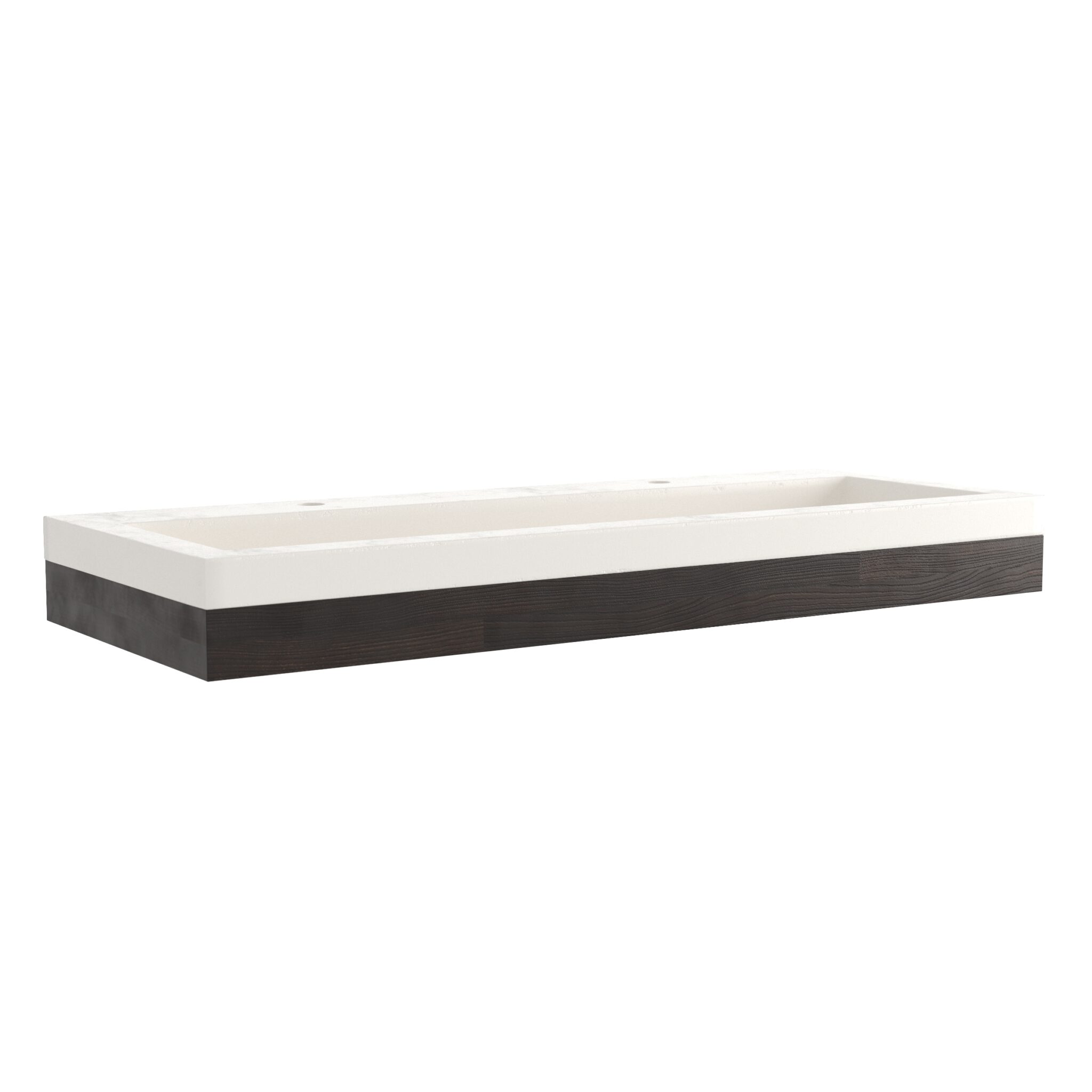 Native Trails Winemaker Napa 48" Wall-Mount Reclaimed Wood Vanity Base in Charred Oak, VNP488