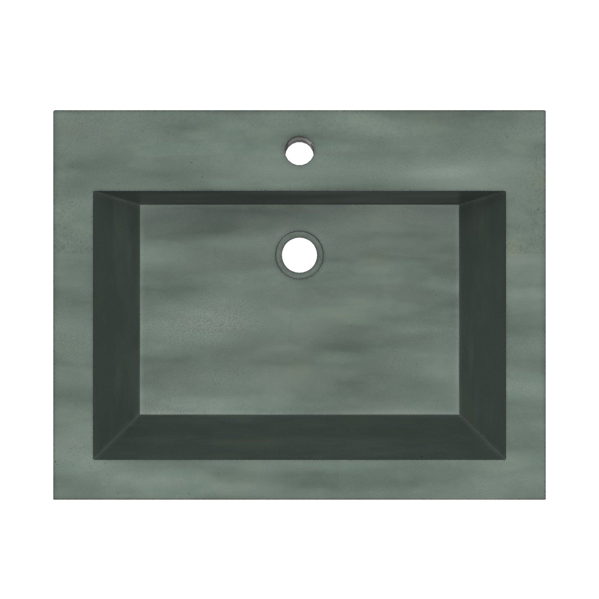 Native Trails Natoma 24" x 19" Rectangle Wall Mount NativeStone Concrete ADA Bathroom Sink, Earth, NSL2405-E Product Image