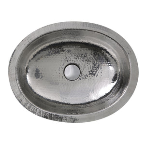 Alternate Image for Nantucket Sinks Brightwork Home 18" Stainless Steel Bathroom Sink, OVS-OF