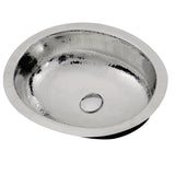 Nantucket Sinks Brightwork Home 18" Stainless Steel Bathroom Sink, OVS