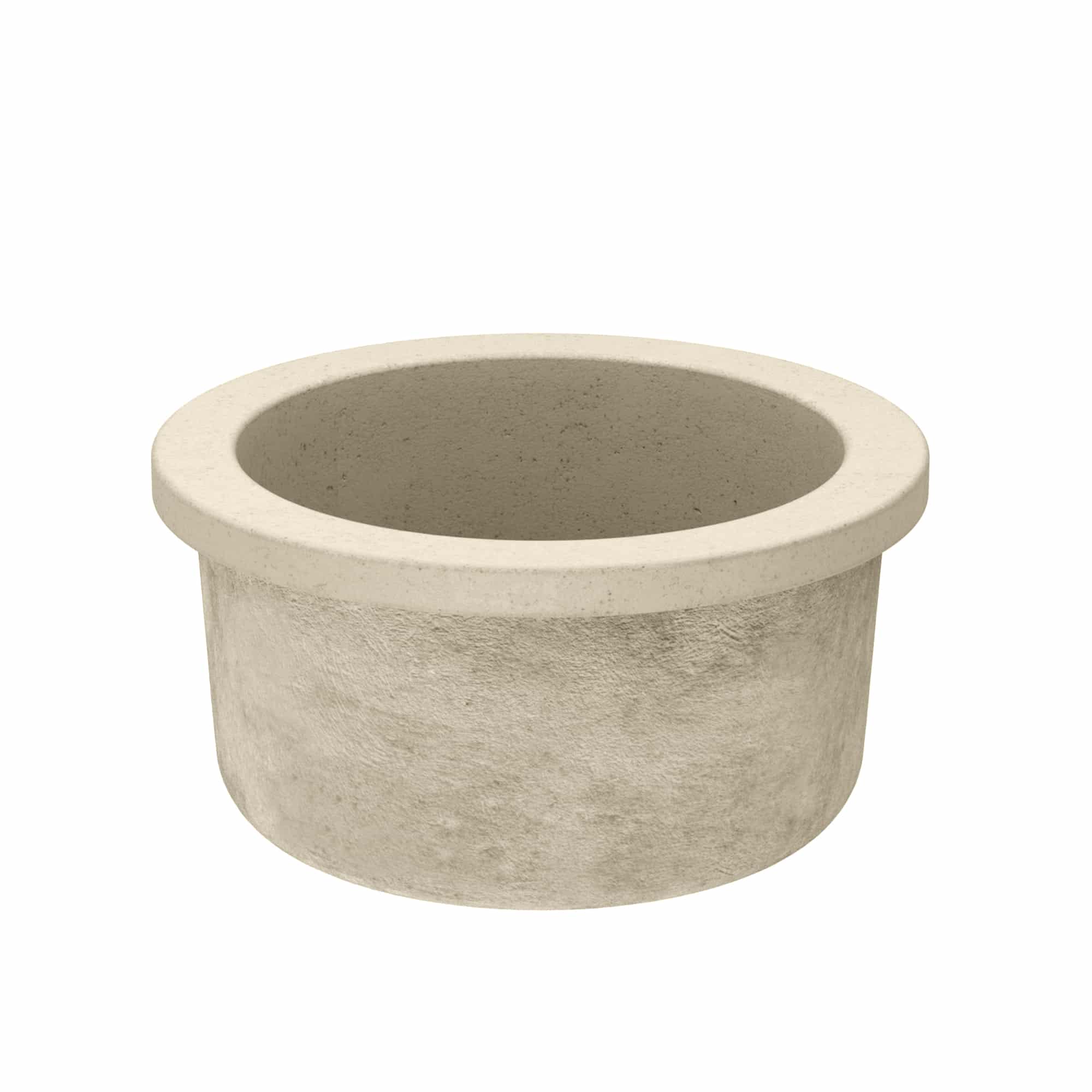 Native Trails Olivos 16" Round NativeStone Concrete Bar/Prep Sink, Sand, NSB1607-D Product Image