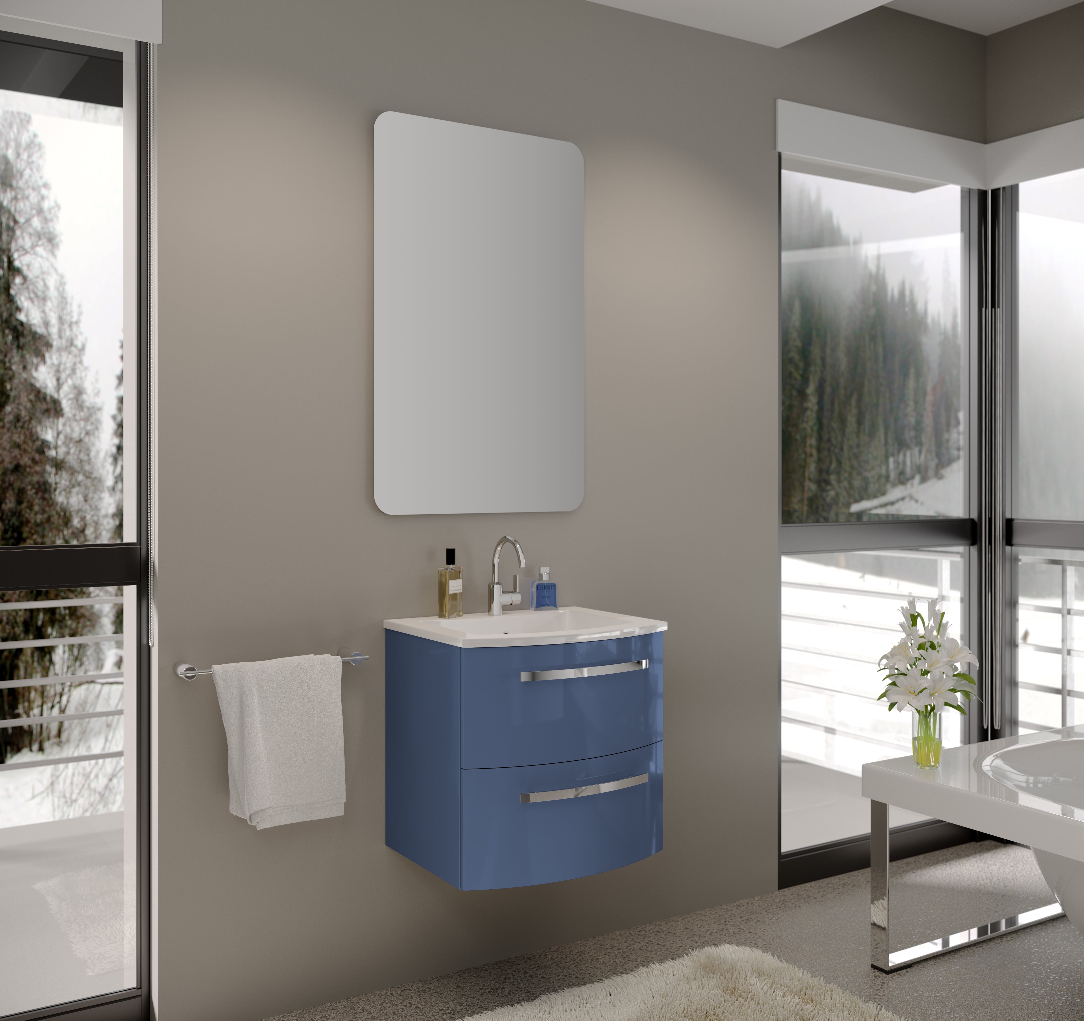 Latoscana 22" Modern Bathroom Vanity, Palio Series, PA22OPT1