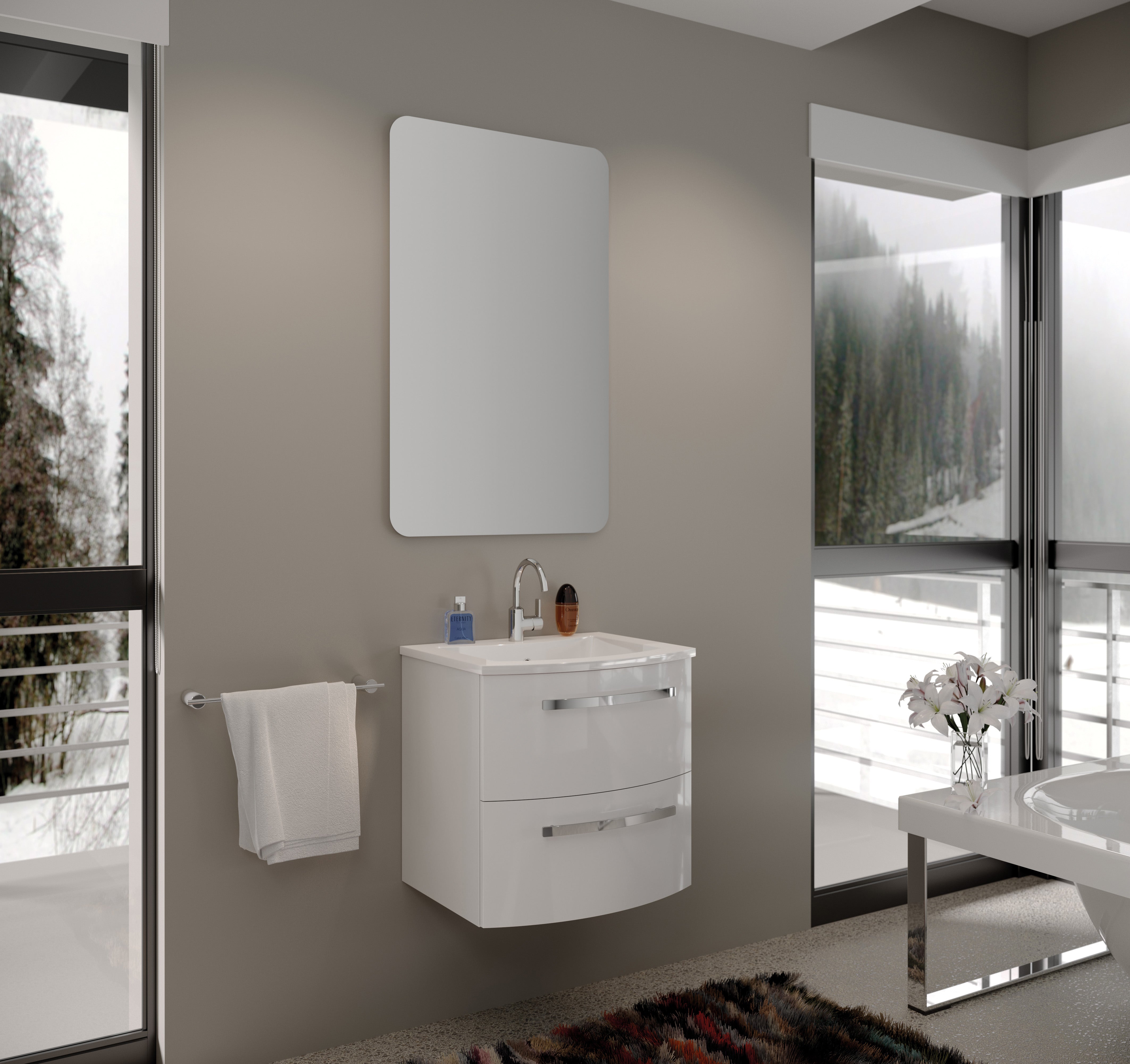 Latoscana 22" Modern Bathroom Vanity, Palio Series, PA22OPT1