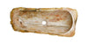 Allstone 29.5″ x 12.5″ x 5.5″ Petrified Wood Stone Vessel Sink, Red Orange, PEWD-#031
