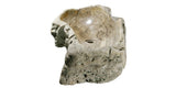 Allstone 30"x18"x7" Petrified Wood Stone Vessel Sink, Brown, PEWD-#092