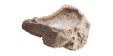 Allstone 30"x27"x9.5" Petrified Wood Stone Vessel Sink, Beige, PEWD-#2105