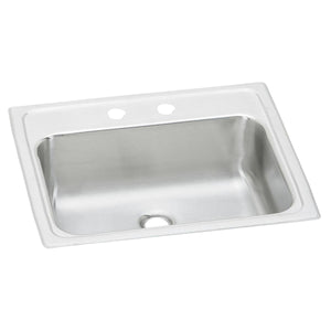 Alternate Image for Elkay Celebrity 19" Rectangular Drop In/Topmount Stainless Steel ADA Bathroom Sink, Brushed Satin, 2 Faucet Holes, PSLVR19172