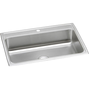 Alternate Image for Elkay Celebrity 31" Drop In/Topmount Stainless Steel Kitchen Sink, Brushed Satin, 1 Faucet Hole, PSR31221