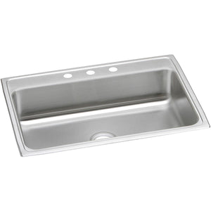 Alternate Image for Elkay Celebrity 31" Drop In/Topmount Stainless Steel Kitchen Sink, Brushed Satin, 3 Faucet Holes, PSR31223