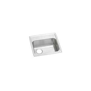Alternate Image for Elkay Celebrity 20" Drop In/Topmount Stainless Steel ADA Utility Sink, Brushed Satin, No Faucet Hole, PSRADQ191955L0