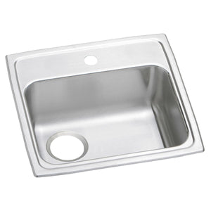 Alternate Image for Elkay Celebrity 20" Drop In/Topmount Stainless Steel ADA Utility Sink, Brushed Satin, 1 Faucet Hole, PSRADQ191955L1