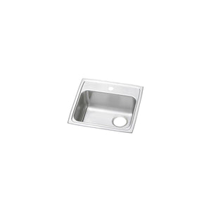 Alternate Image for Elkay Celebrity 20" Drop In/Topmount Stainless Steel ADA Utility Sink, Brushed Satin, 1 Faucet Hole, PSRADQ191955R1