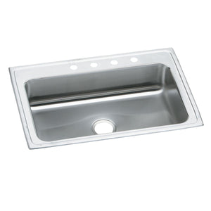 Alternate Image for Elkay Celebrity 33" Drop In/Topmount Stainless Steel Kitchen Sink, Brushed Satin, 1 Faucet Hole, PSRS33221