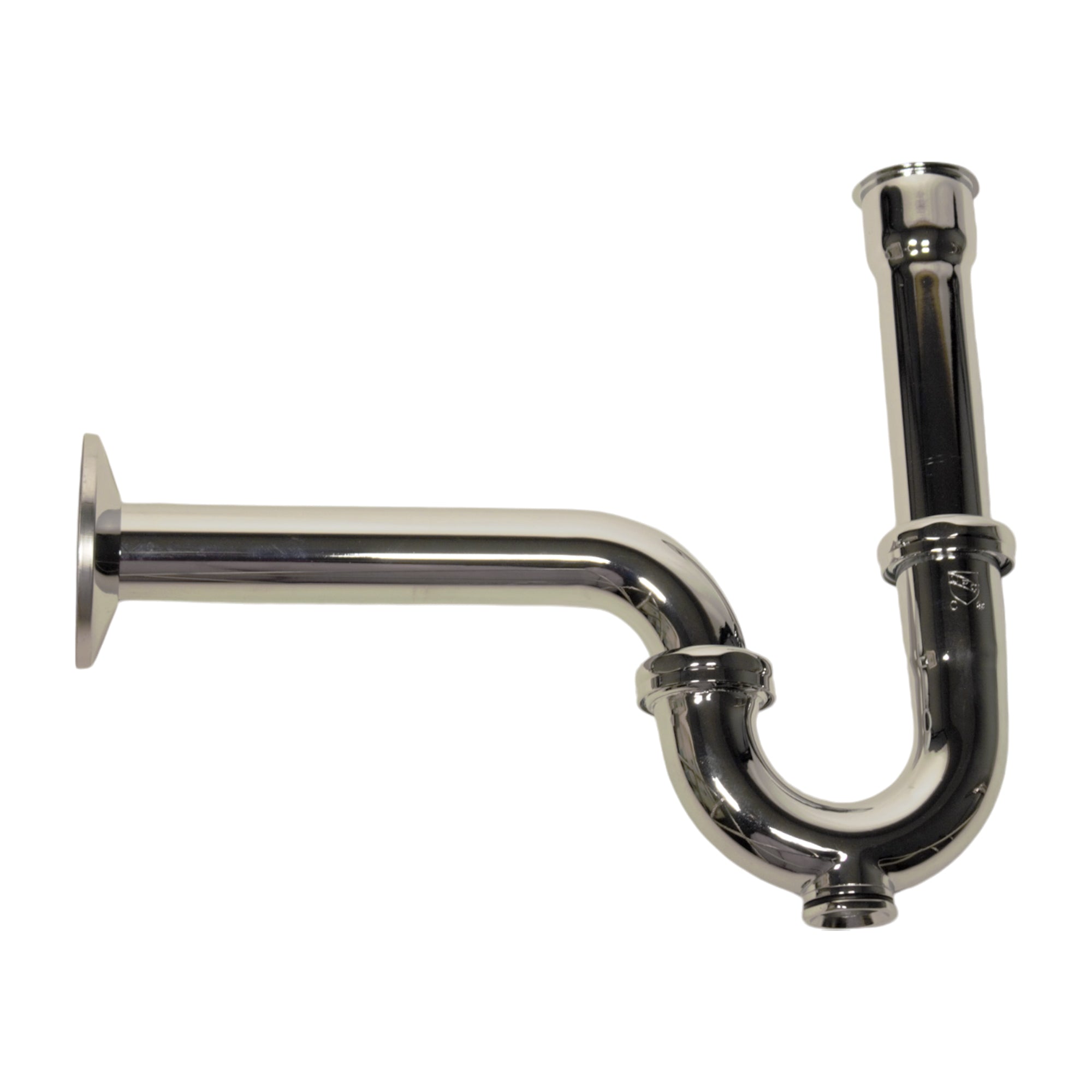 Nantucket Sinks Premium Accessories' P-Trap - Chrome, Brass/PVC, PT-CP