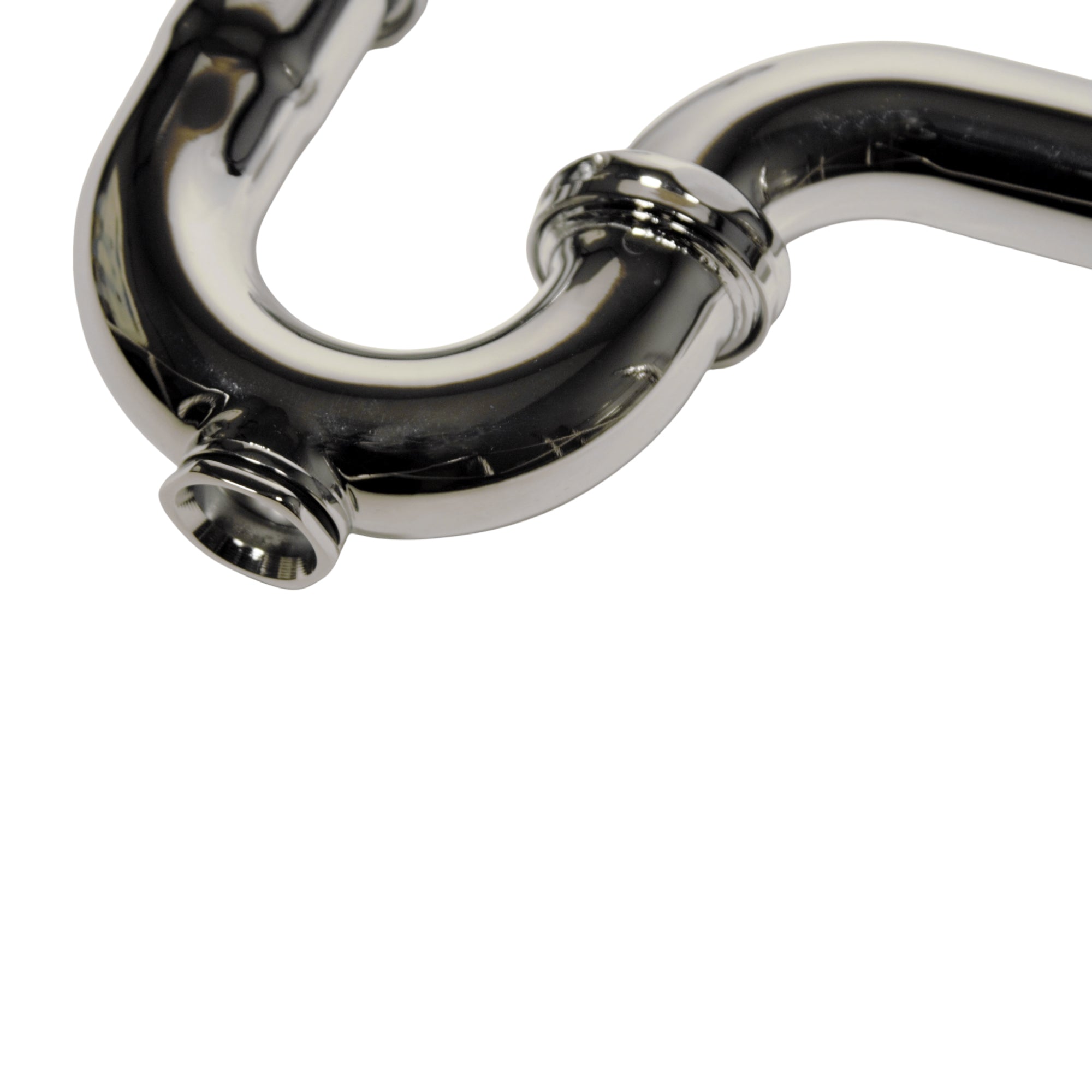 Nantucket Sinks Premium Accessories' P-Trap - Chrome, Brass/PVC, PT-CP