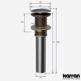 Karran Bathroom Accessory , Lead-free Brass, Oil Rubbed Bronze, PU25ORB