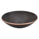 Main Image of Premier Copper Products 16" Round Copper Bathroom Sink, Oil Rubbed Bronze, PV16RDB