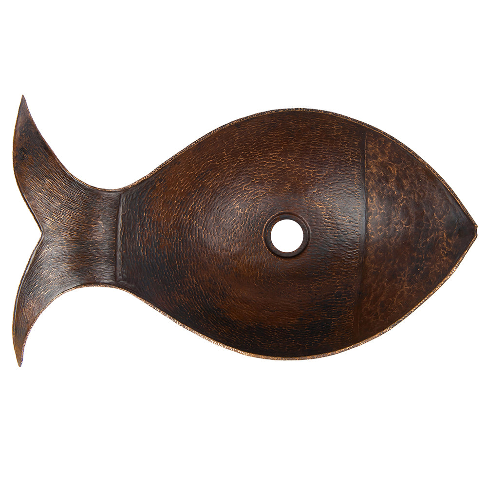fish accessories for bathroom Premier Copper Products BSP5_PVFHDB-P Bathroom Sink And Drain Package