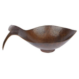 Premier Copper Products Fish Vessel Hammered Copper Bathroom Sink, Matching Drain and Accessories, Oil Rubbed Bronze, BSP5_PVFHDB-P