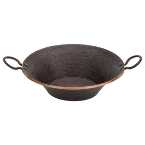 Alternate Image for Premier Copper Products 21" Round Copper Bathroom Sink, Oil Rubbed Bronze, PVMPDB